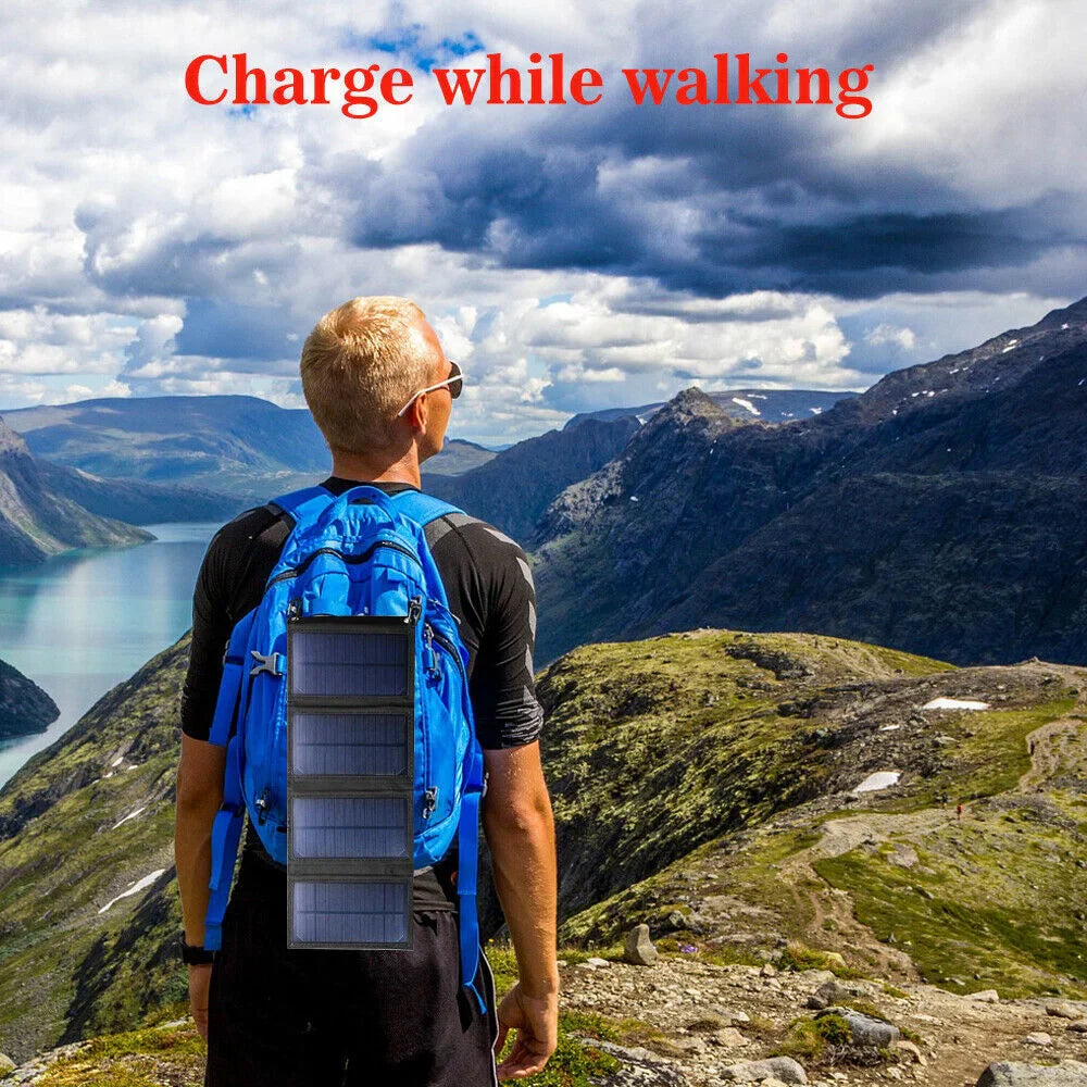 80W Sun-Sucking Magic Mat: the Ultimate Solar Snack for Charging Your Gadgets While Camping, Vanlifing, or Just Pretending to Be Outdoorsy!