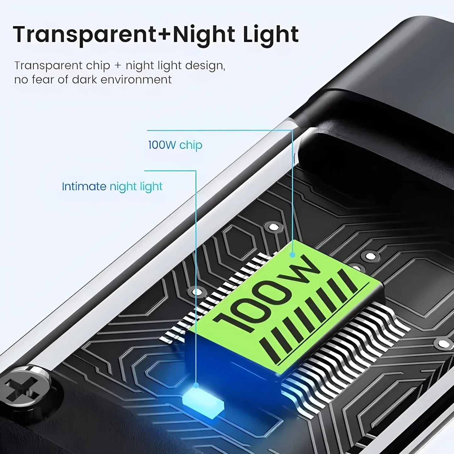 Glow-In-The-Dark Supercharged Magic String: the Premium 3-In-1 Charging Solution for Iphone 15/14/13