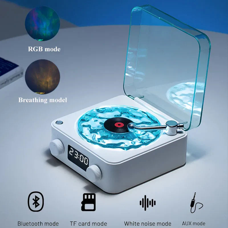 Retro-Inspired Compact Boombox: the Sleepy DJ with Illuminating Lights and Powerful Bass Output