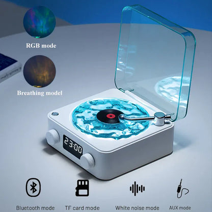 Retro-Inspired Compact Boombox: the Sleepy DJ with Illuminating Lights and Powerful Bass Output