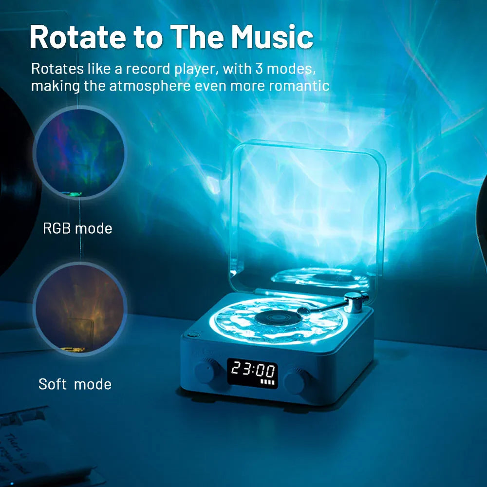 Retro-Inspired Compact Boombox: the Sleepy DJ with Illuminating Lights and Powerful Bass Output