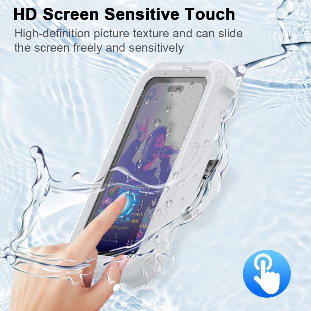 Transform Your Shower Experience with the Waterproof 480° Rotating Phone Holder - Perfect for iPhone and Samsung Galaxy!