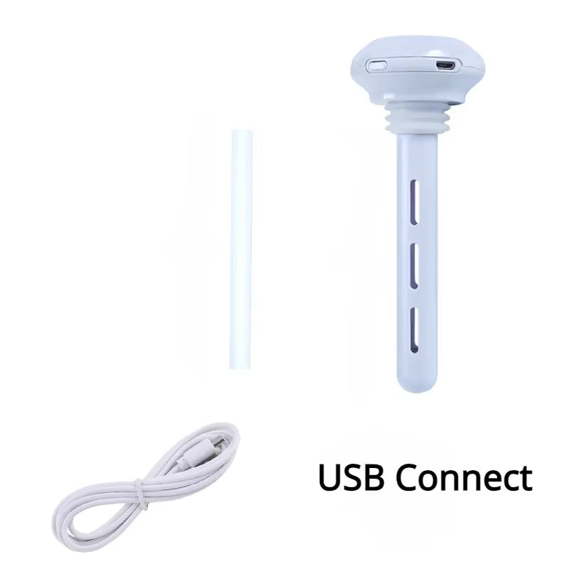 Mini Portable Mist Humidifier No Water Bottle Needed and Adjustable Length Quiet and Convenient Suitable for Office Bedroom Car