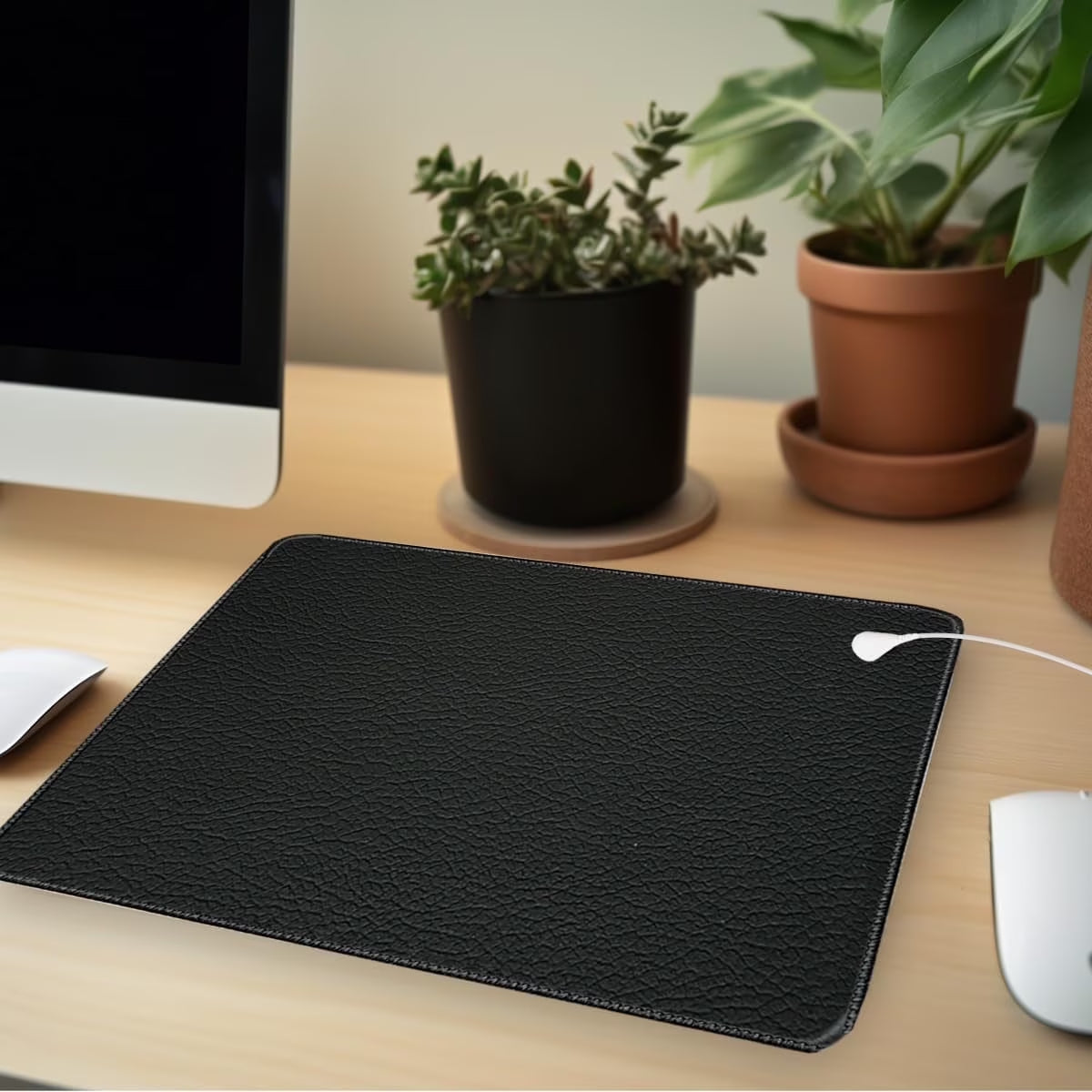 Experience Grounding Bliss: 15Ft Corded Mouse Pad for Enhanced Comfort, Reduced Pain & Stress Relief