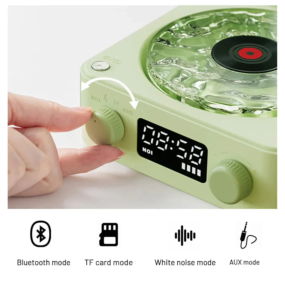 Retro-Inspired Compact Boombox: the Sleepy DJ with Illuminating Lights and Powerful Bass Output