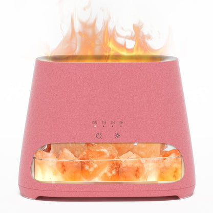 SALKING 2-In-1 Himalayan Salt Lamp Diffuser, Cool Mist Humidifier, Aromatherapy & Himalayan Salt Therapy, 100% Pure Himalayan Salt, Ultrasonic Essential Oil Diffuser with Ambient Glow, 150Ml