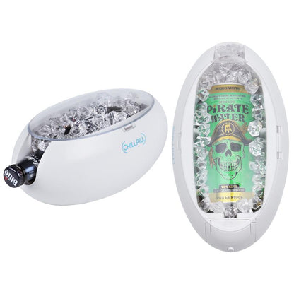 CHILLPILL Instant Beverage Chiller - Universal Can and Bottle Mini Cooler for Rapid Drink Chilling - Portable Can Chiller for Soda & Beer Lovers