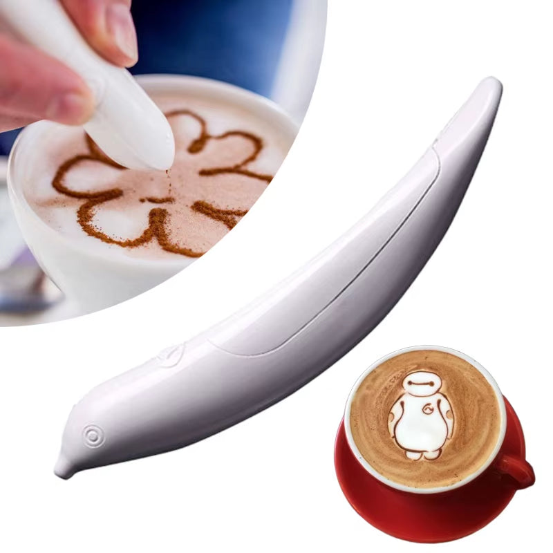 Elevate Your Coffee Experience with the Ultimate Electric Coffee Decoration Pen - Perfect for Latte Art & Cake Design!