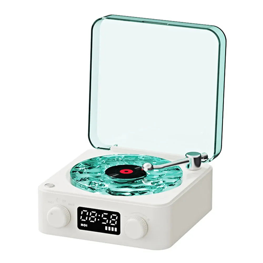 Retro-Inspired Compact Boombox: the Sleepy DJ with Illuminating Lights and Powerful Bass Output