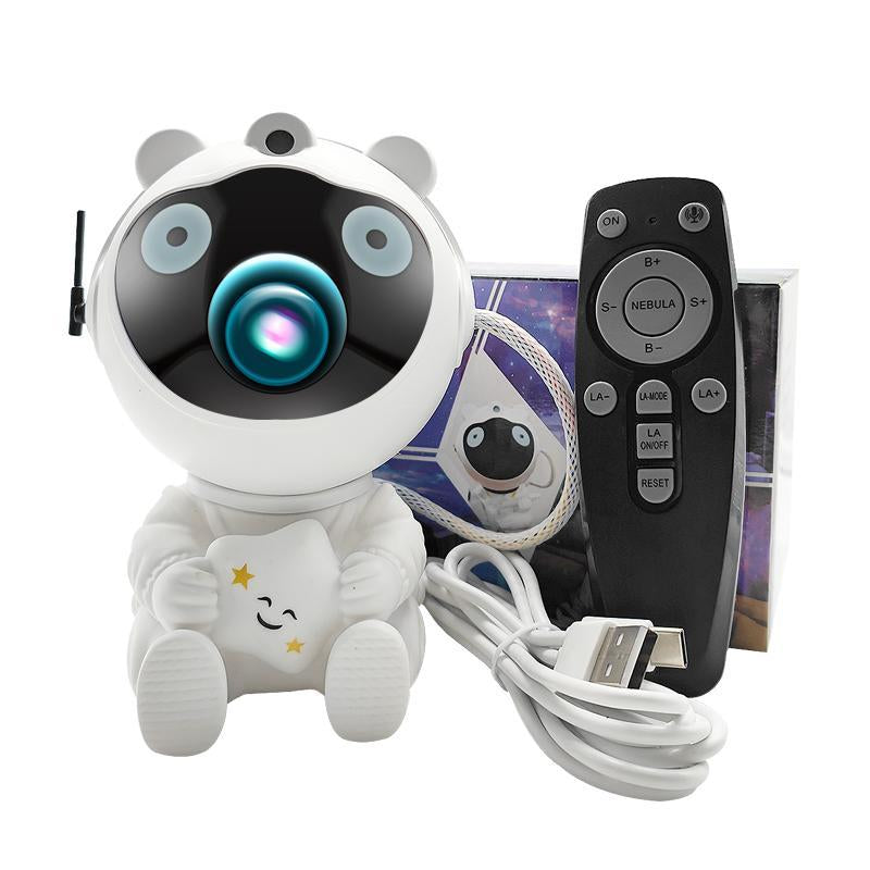 WEDEESUN Astronaut Galaxy Projector with Timer and Remote, LED Nebula Night Lights for Home Living Room Decoration - Novelty Household Fairy Lamp