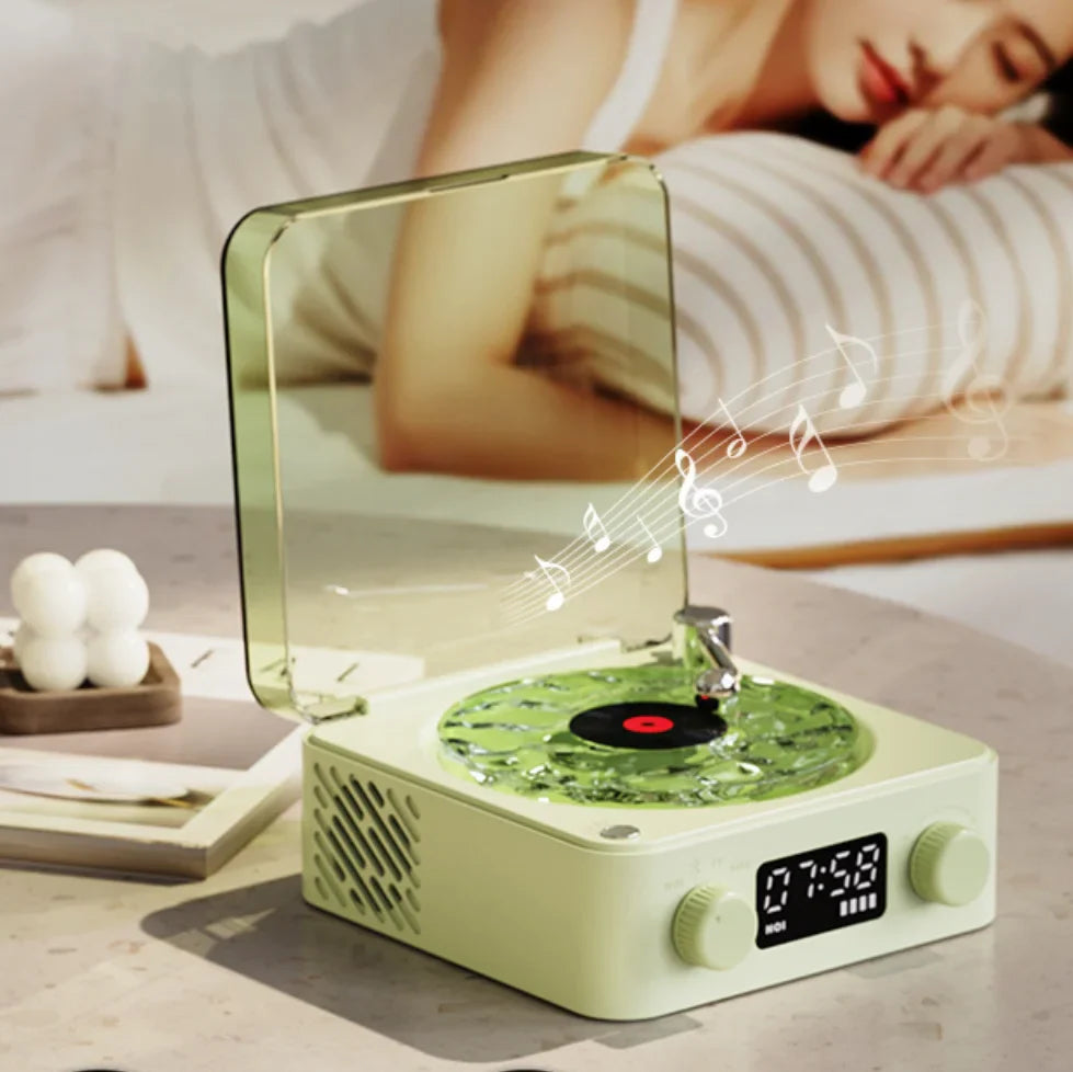 Retro-Inspired Compact Boombox: the Sleepy DJ with Illuminating Lights and Powerful Bass Output