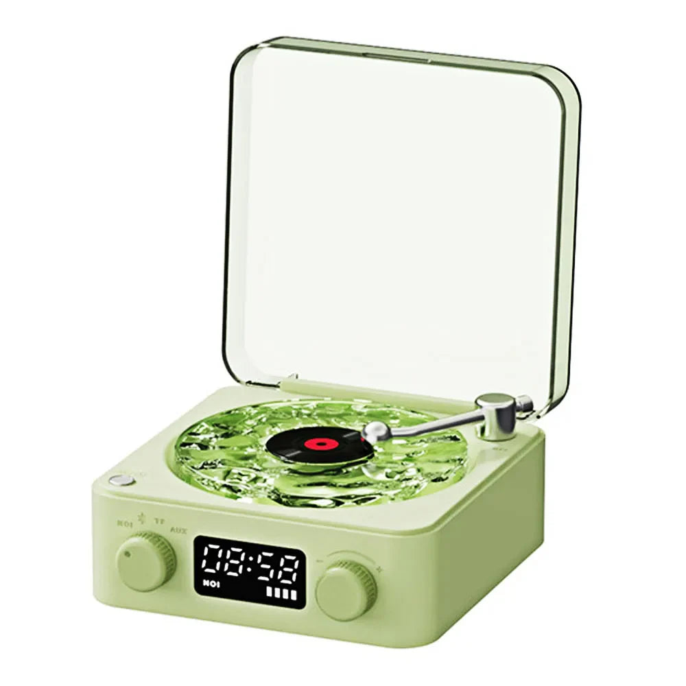 Retro-Inspired Compact Boombox: the Sleepy DJ with Illuminating Lights and Powerful Bass Output
