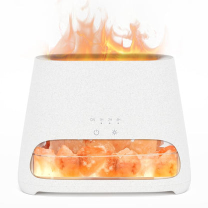 SALKING 2-In-1 Himalayan Salt Lamp Diffuser, Cool Mist Humidifier, Aromatherapy & Himalayan Salt Therapy, 100% Pure Himalayan Salt, Ultrasonic Essential Oil Diffuser with Ambient Glow, 150Ml