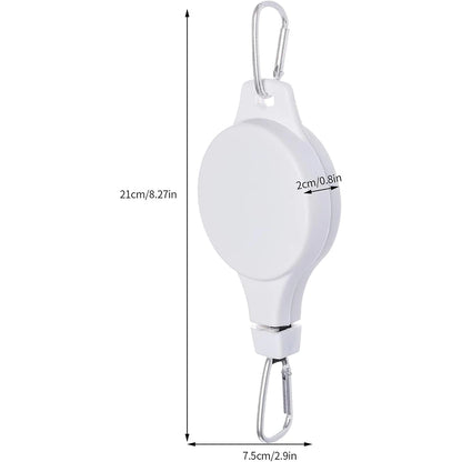 Garden Baskets Pots Hanging Hook Adjustable Lift Plant Pulley Set Retractable Pulley Pull down Hanger Plants Flower Hanger Hook