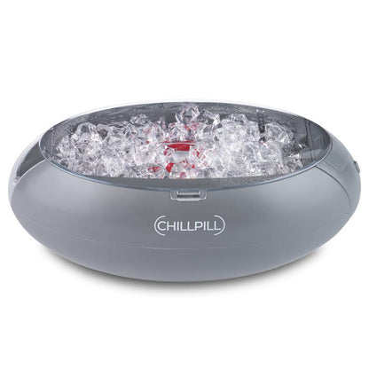 CHILLPILL Instant Beverage Chiller - Universal Can and Bottle Mini Cooler for Rapid Drink Chilling - Portable Can Chiller for Soda & Beer Lovers